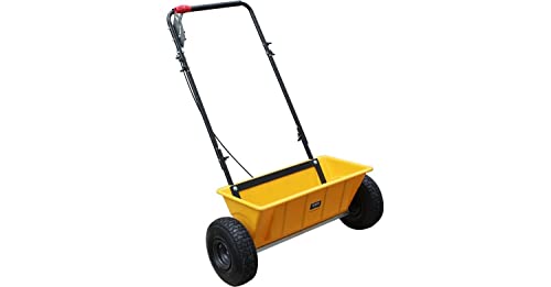 TEXAS Streuwagen Rasendünger Salz Rasen Rasensamen Düngerstreuer Salzstreuer...