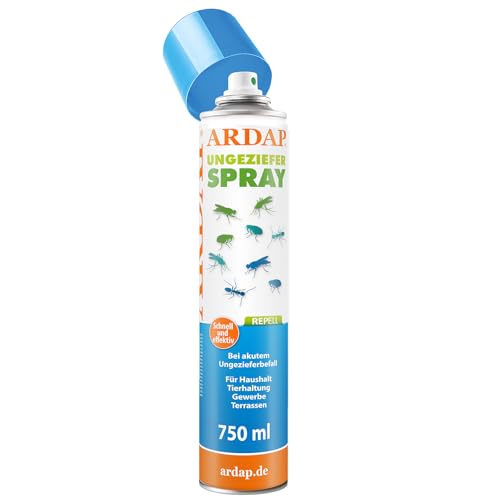 ARDAP Repell Ungezieferspray 750ml - Insektenspray bei akutem Ungezieferbefall -...