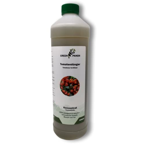 GreenPanda Tomatendünger flüssig - 1000ml Calciumdünger Tomaten konzentriert...