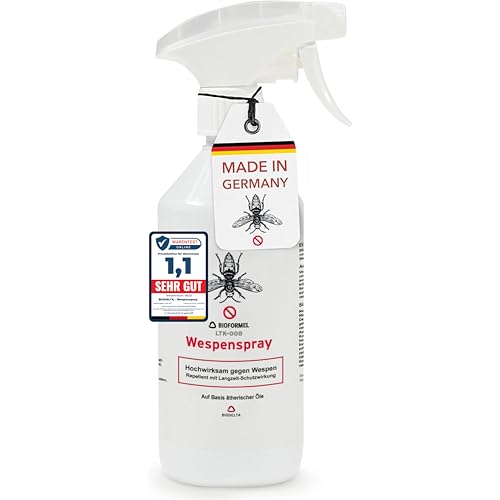 BIODELTA Wespenspray - Wespen effektiv bekämpfen - Anti-Wespen-Spray für...