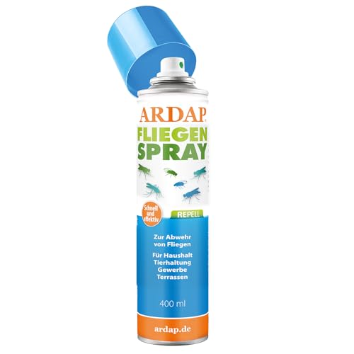ARDAP Repell Fliegenspray 400ml - Bestes Mittel gegen Fliegen - Fliegenspray...
