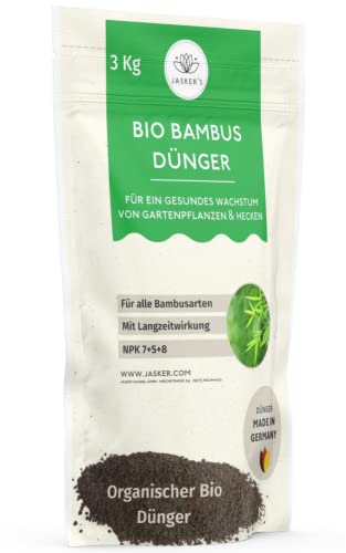 Bambus Dünger langzeit 3 Kg - 100% Langzeitdünger - Bambusdünger Granulat mit...
