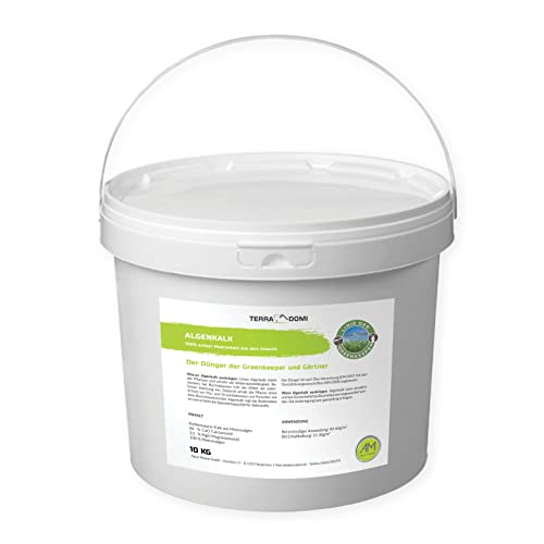 TerraDomi 10kg natürlicher Algenkalk für 240m² I 100% echter Algenkalk zur...