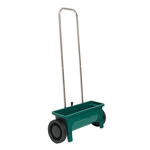 DEMA Streuwagen 12 Liter – Handlich, Stufenlose Streumengenverstellung, Extra...