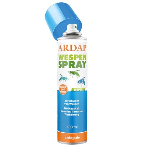 ARDAP Repell Wespenspray 400ml - Wespen vertreiben - Wespen Spray - Anti Wespen...