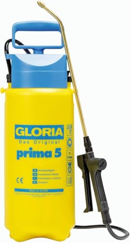 GLORIA Drucksprüher prima 5 | Gartenspritze/Sprühgerät für den...