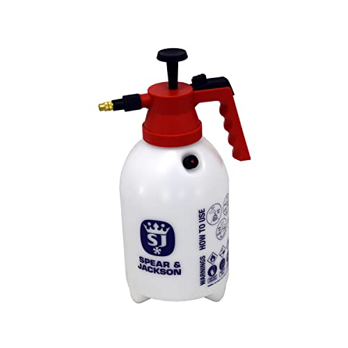 Spear & Jackson 2LPAPS Garten-Drucksprüher, 2 l, Weiß / Rot