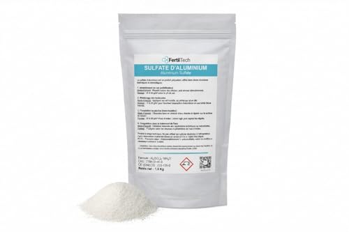 FertilTech Aluminiumsulfat, 1,5 kg, vielseitige Behandlung für Boden,...