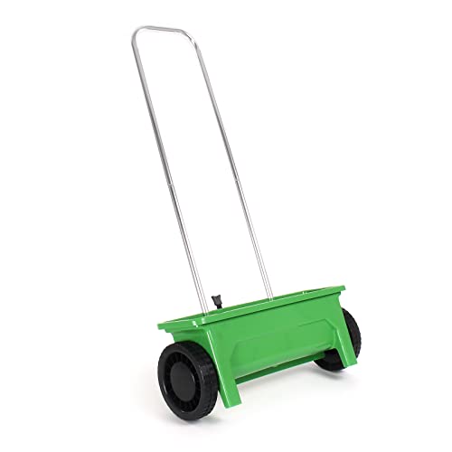 XPOtool 12L Universal Streuwagen für Saat, Dünger, Salz & Kalk, 45cm...