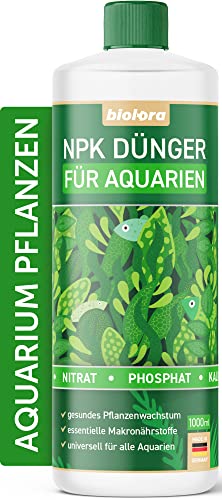 BIOLORA® Aquarium-Dünger 1000ml flüssig für Süß- und Salzwasser - NPK...