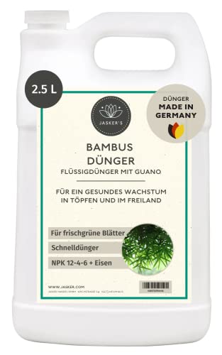 Bambus Dünger flüssig 3 L - 100% Schnelldünger mit Eisen - Spezialdünger -...
