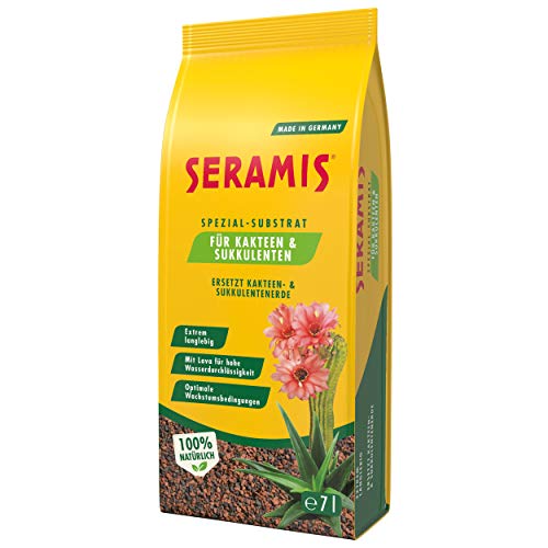 Seramis Spezial-Substrat für Kakteen und Sukkulenten, 7 l – Pflanzen...