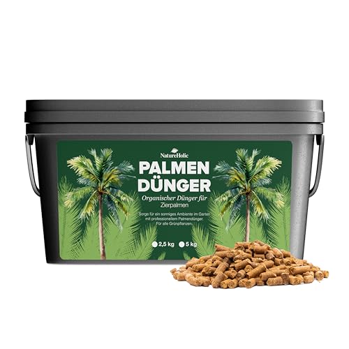 NatureHolic Palmendünger | Pellet Volldünger für Grünpflanzen | Für...
