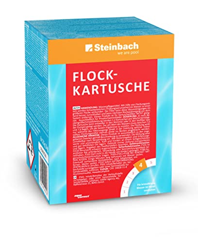 Steinbach Poolpflege Flockkartusche, 8 x 125 g, Flockungsmittelm 0754001TD08