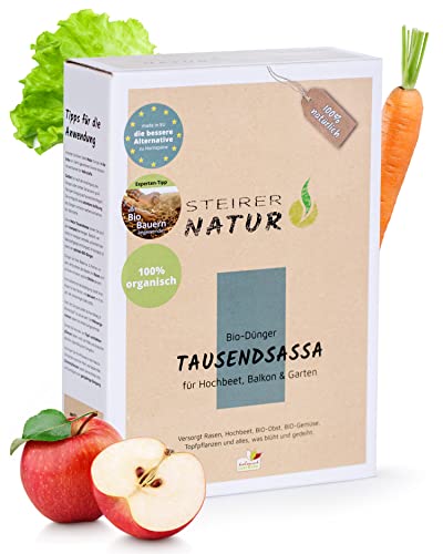 SteirerNatur Tausendsassa Bio Dünger für Hochbeet & Gärten - 100% organischer...