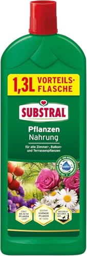 Substral Kübel- & Balkonpflanzen Nahrung, 1,3L, Flüssigdünger mit extra...