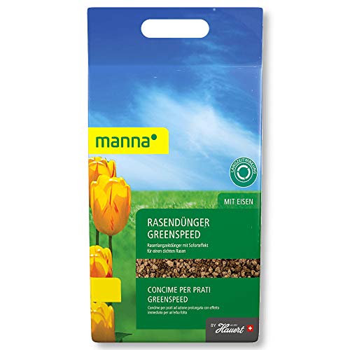Hauert MANNA Rasendünger Greenspeed 5 kg Sofort- und Langzeitwirkung...