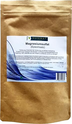 Magnesiumsulfat (Bittersalz) 150 g – Nahrungsergänzungsmittel in Pulverform...