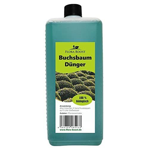 Konfitee Buchsbaum Dünger Flora Boost 1000ml I Für bis zu 200L Gießwasser I...