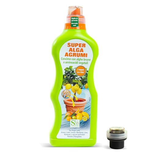 SAVINI VIVAI Flüssiger Zitrusdünger Super-Algendünger für alle Pflanzen zur...