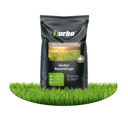 Herbstrasendünger 10kg mit Kalium, macht den Rasen Winterfest, gesunder Rasen...