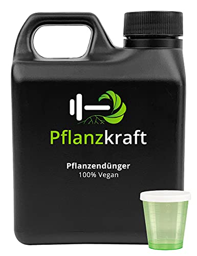 Pflanzkraft NPK Dünger mit Seetang | 1L für über 330 Liter Gießwasser | Bio...