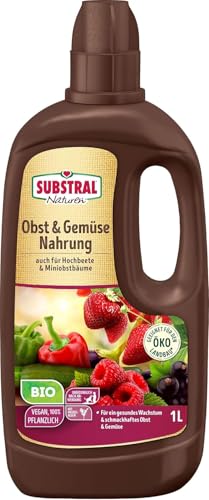 Substral Naturen Bio Obst & Gemüse Nahrung, 1 L - Organischer Flüssigdünger...