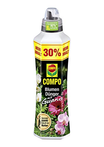 COMPO Blumendünger mit Guano für alle Zimmer-, Balkon- und Terrassenpflanzen,...