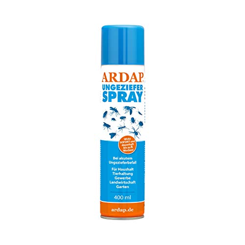 ARDAP Ungezieferspray mit Sofort- & Langzeitwirkung 400ml - Insektenspray zur...