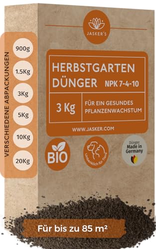 Herbst Pflanzendünger Langzeit-Dünger 3 Kg - 100% Bio Universaldünger &...