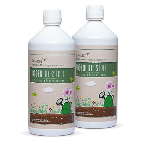 Effektive Mikroorganismen aktiv 2 Liter (2 x 1 Liter) - EM aktiv -...