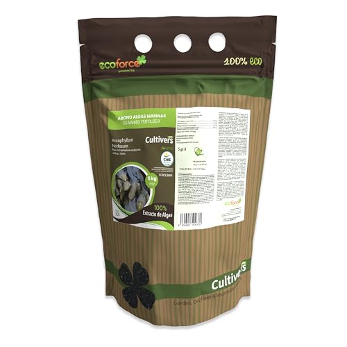CULTIVERS Algendünger 5 kg. Lösliches Pulver Ökologischer organischer...