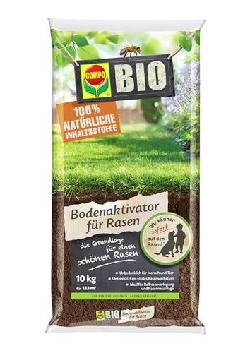 COMPO BIO Bodenaktivator für Rasen, Für Rollrasenverlegung und Rasenneuanlage,...