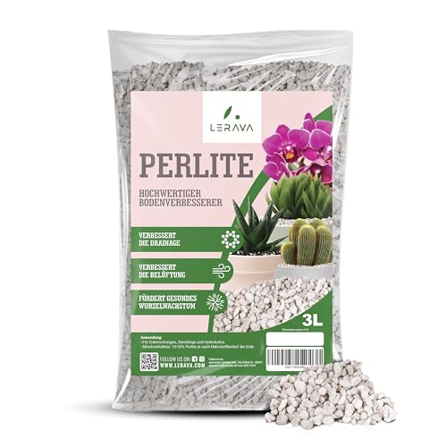 LERAVA® Perlite für Pflanzen (3L) – Grobkörniger Perlit zur...
