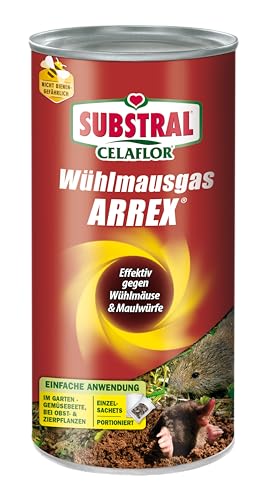 Substral Celaflor Wühlmaus-Gas Arrex 250g, zur effektiven, einfachen...