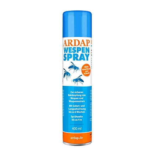 ARDAP Wespenspray 400ml - Insektizid mit Sofort- & Langzeitwirkung zur...
