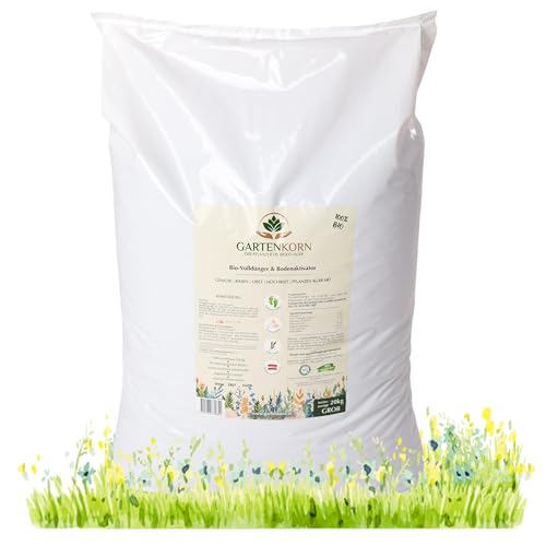 Gartenkorn Volldünger & Bodenaktivator | Langzeitwirkung für den Rasen mit...