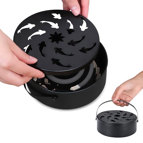 Edelstahl Mückenspirale Halter,Mosquito Coil Holder Moskito Spulenhalter...