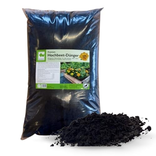 20 L Ökologischer Premium Hochbeet-Dünger, für vitale Gemüse-, Obst-, Grün-...