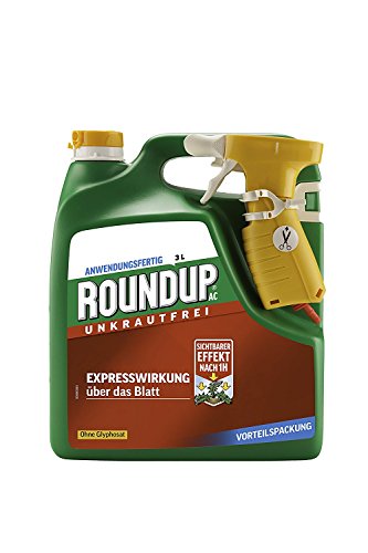 ROUNDUP AC Unkrautfrei Sprühsystem 3 l - Unkrautvernichter schnell und...