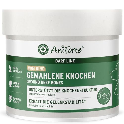 AniForte gemahlene Knochen bekannt als Fleischknochenmehl für Hunde und Katzen...
