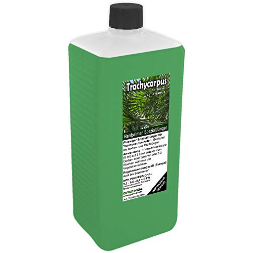 GREEN24 Trachycarpus Dünger XL 1 Liter für Hanfpalmen Tessinerpalmen...