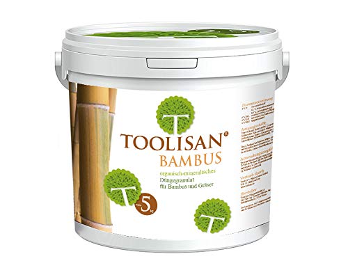Bambusdünger TOOLISAN mit Langzeitwirkung (5 kg Eimer)