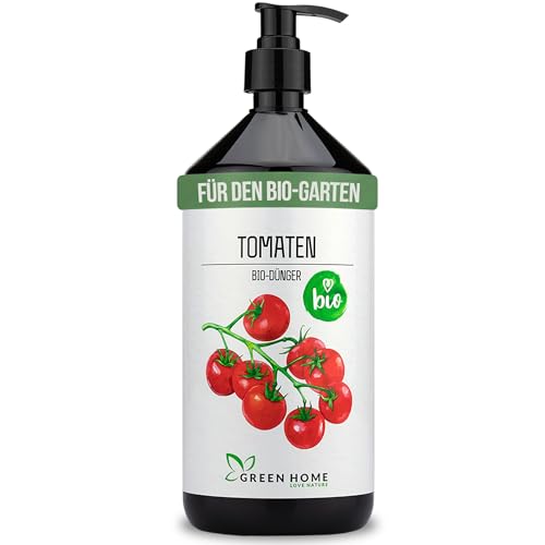 Green Home Tomaten BIO Dünger 1 Liter mit Dosierpumpe. Tomatendünger Bio...