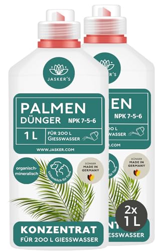 Palmendünger flüssig 2 L - 100% Schnelldünger - Flüssigdünger für Palmen &...