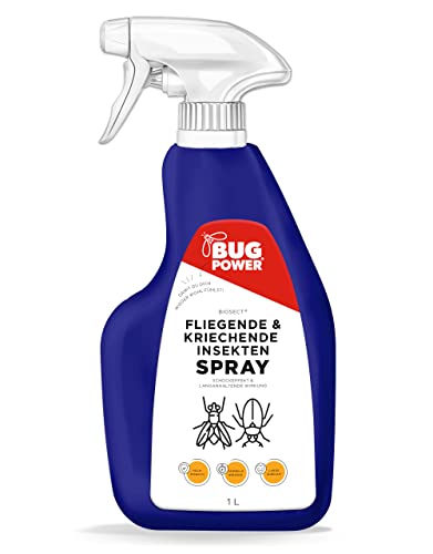 BugPower Universal Spray gegen Fliegende und kriechende Insekten 1L - Sofort-...