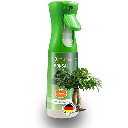 Garten Lux BIO Vital Spray für Bonsai Pflanzenblätter mit 16...