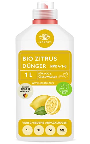 Bio Zitrusdünger 1 Liter Konzentrat - Zitronendünger für 200 Liter...
