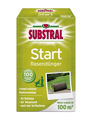 Substral Start-Rasen Dünger für die Rasenneuanlage durch Aussaat & Rollrasen,...