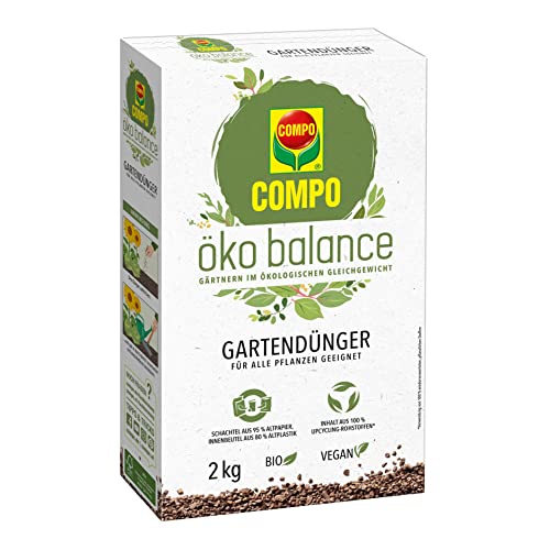 COMPO öko balance Gartendünger, Für alle Pflanzen geeignet, Auch ideal als...
